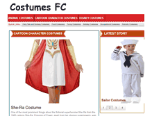 Tablet Screenshot of costumesfc.com